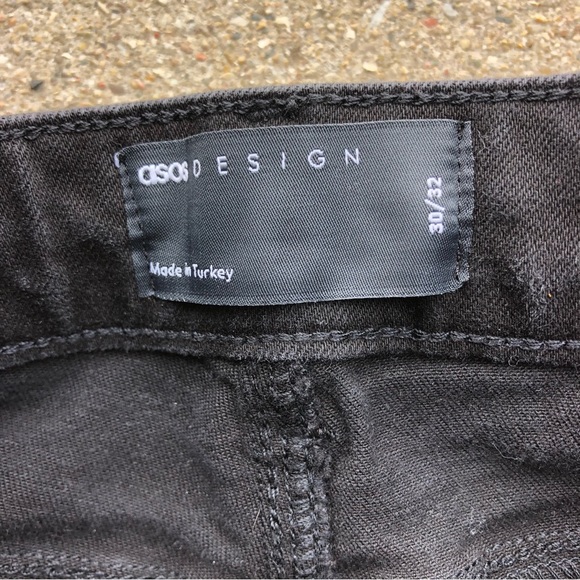 ASOS Design Black Jeans Size 30 - Picture 3 of 6